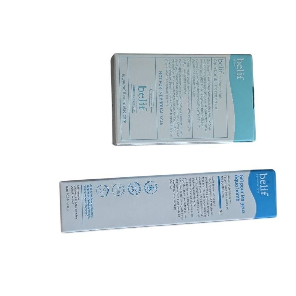Belif Aqua Bomb Eye Gel & Frozen Face Cream Set